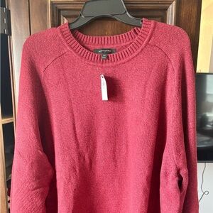 Banana Republic Women's Scoop/Crew Sweater - Rose